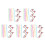 180 Pezzi Extension Per Con Clip Colorate Intrecciate 8