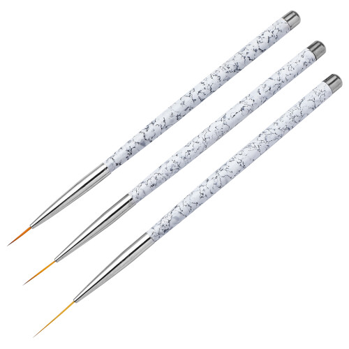 3 pezzi per nail art, manicure e pittura unghie te