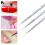 3 pezzi per nail art, manicure e pittura unghie te 9