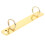 Fixing Binders Loose-Leaf Book Binding Circle 12.50x3.00x2.50cm Golden 1