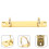 Fixing Binders Loose-Leaf Book Binding Circle 12.50x3.00x2.50cm Golden 3