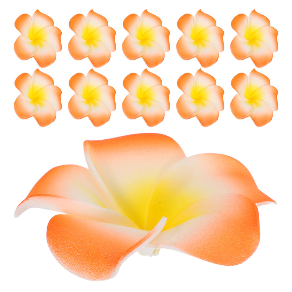 100 Szt. Sztuczne Kwiaty Plumerii Eva Na Wianki, Diy, Do WłOsóW-image