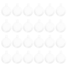 100 szt. grubych plastikowych podstawek do ciast z uchwytem