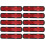 10 unidades refletor oval dianteiro com substituto 1