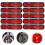 10 unidades refletor oval dianteiro com substituto 4