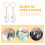 4 pets pingente cachorro armazenamento bigodes 9