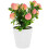 árvore artificial vaso, bonsai falso de pêssego com 8