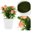 árvore artificial vaso, bonsai falso de pêssego com 4