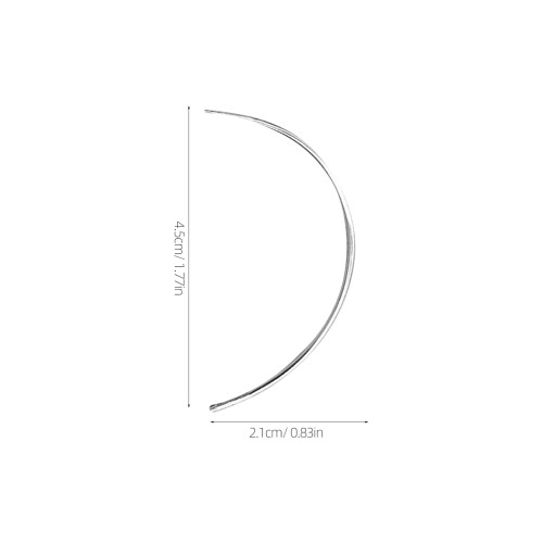 50 curvas tipo c para tapeçaria e couro 2,0 + 2,5 pol 1