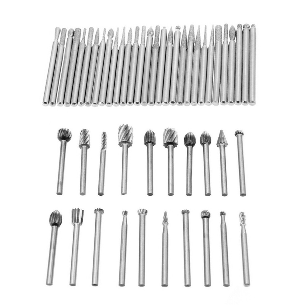 Set Of 50 Pcs Micro (Dremel) Milling Cutters/Burrs 8719762709497