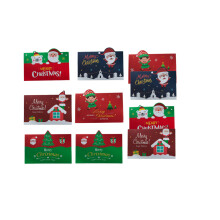 10 Sets Cartoon Xmas Grußkarten Kreative Weihnachtswunschkarten