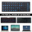 6 pièces autocollants de remplacement pour clavier portable 8