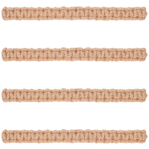 4 pièces liens tressés pour rideaux style boho rustiques