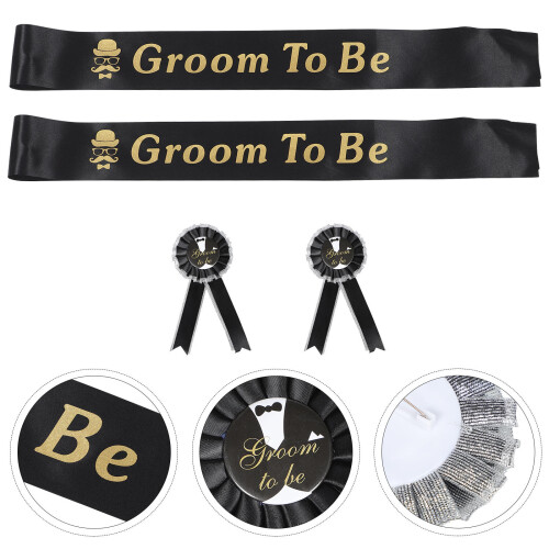 2 Ensembles De Célibataire À Marié Badges 2