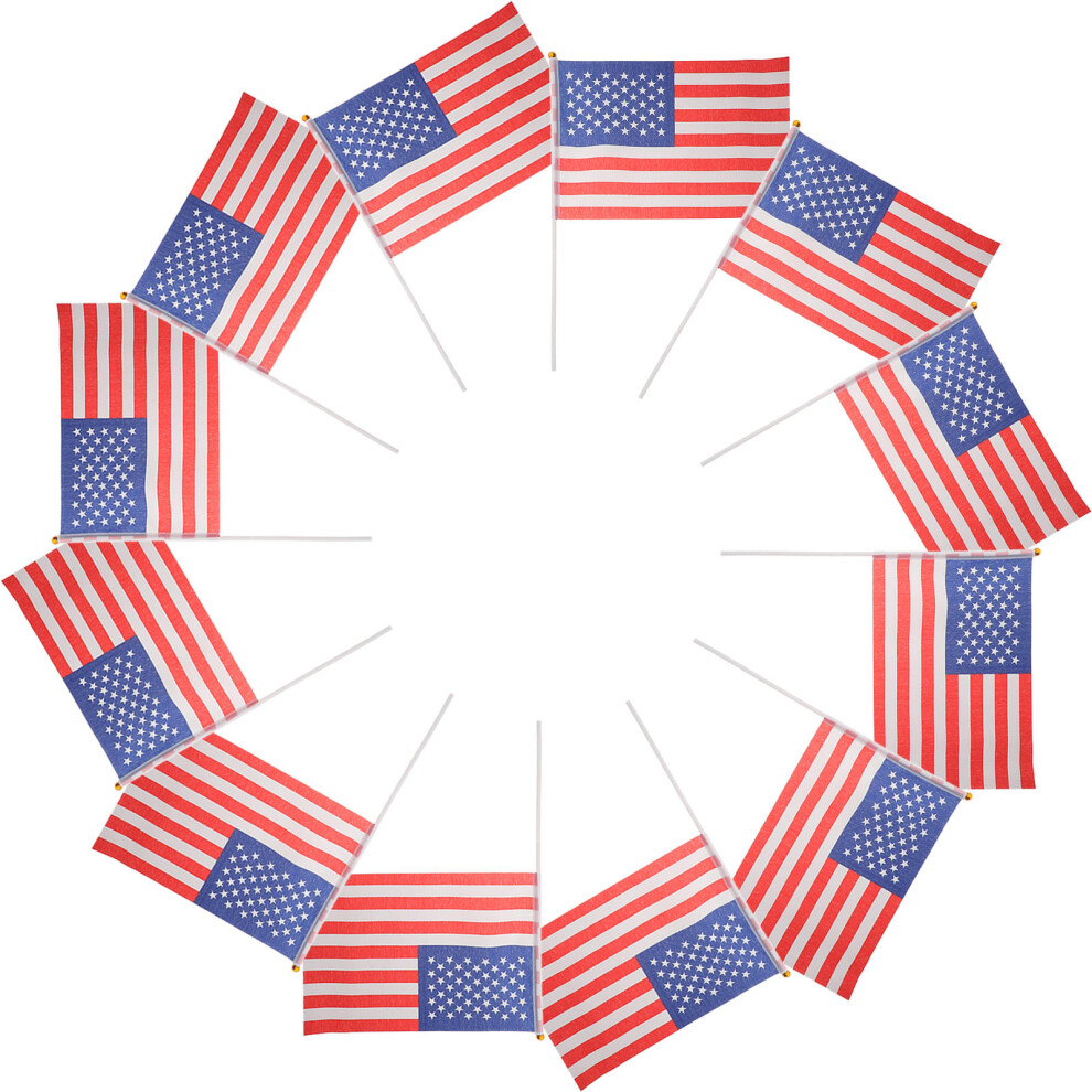 20 . Mini Flag Usa Kijkach, RęCzne Do NiepodległOśCi I 4 Lipca-image