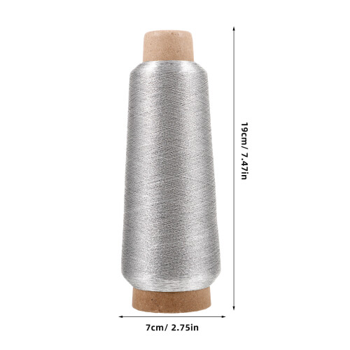 Bobina da 5000 Yards Filo per Ricamo da Macchina (Oro) 2