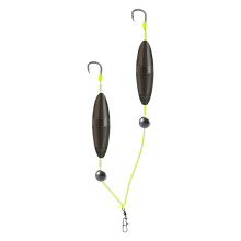 Double Reverse Hook Bottom Mounting, Anti-Snap Floating Lures, Saltwater and Freshwater, Dual Hook, Bottom Mount Design
