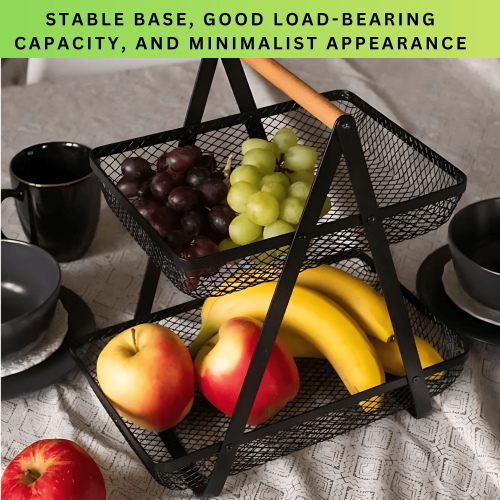 2 Tier Storage Basket Organizer 2