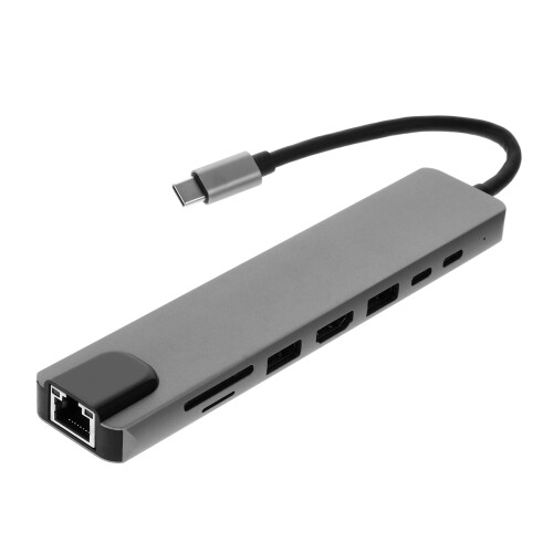 Usb Adapter Docking Station 8-Ports Hub 4K