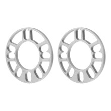 2St Auto Wielafstandhouders Aluminium Spacers Zilver Sterk En Stabiel