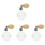4 Pezzi Spray Trasparente Portatile Atomizzatore 4