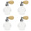 4 Pezzi Spray Trasparente Portatile Atomizzatore 7