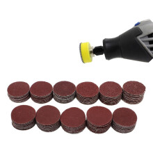 Set van 25 mm houder, 99 schuurschijfjes (K40-7000, 2 adapters)