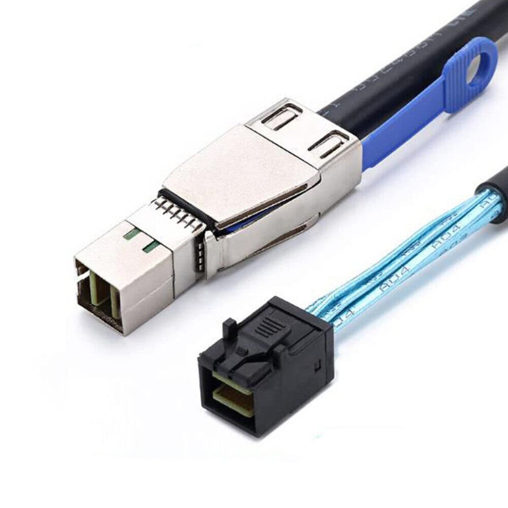 Mini Sas Sff-8644 To Sff-8643 Server Connection Cable With Ic 1M Black 9016109446848