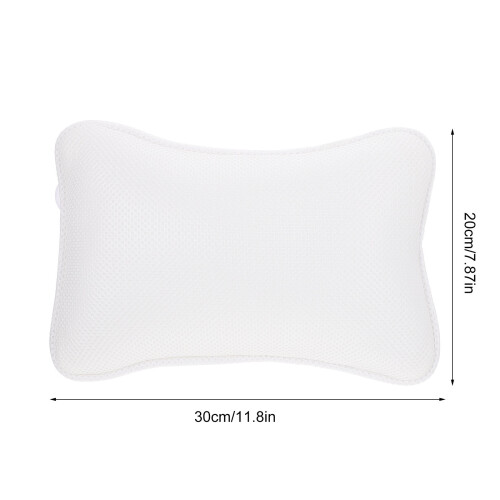 Badkussen Polyester Wit 1 Set 11,8 X 7,9 X 2,8 Inch 1