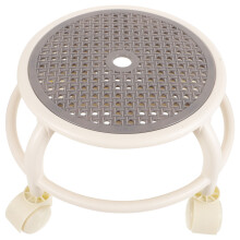 Sgabello Basso Girevole Con Ruote Per Pedicure