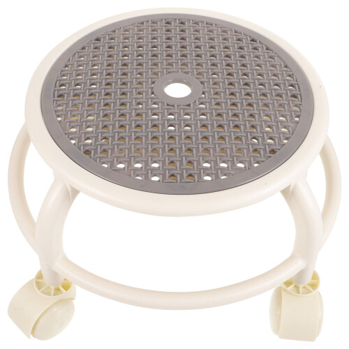 Sgabello Basso Girevole Con Ruote Per Pedicure
