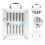 organizzatore in alluminio per cellulari con serratura 4