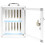 organizzatore in alluminio per cellulari con serratura 5