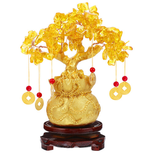 albero del denaro in con e monete, 2 pezzi