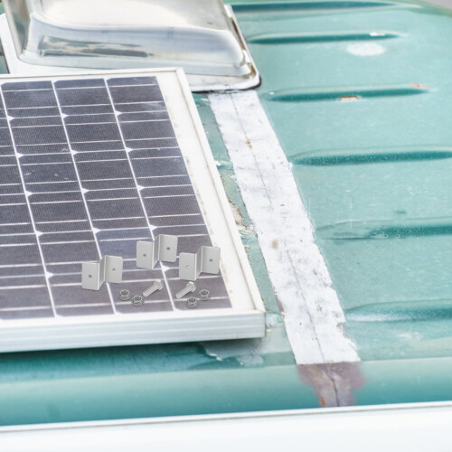 4Pcs Solar Panel Mounting Z Bracket Aluminum Alloy For Rv 2