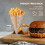 Frietjeshouder voor popcorn, kip, , dessert en – RVS 9