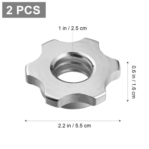 2 Halterslot Moerenklemmen Dumbbell Accessoires 1