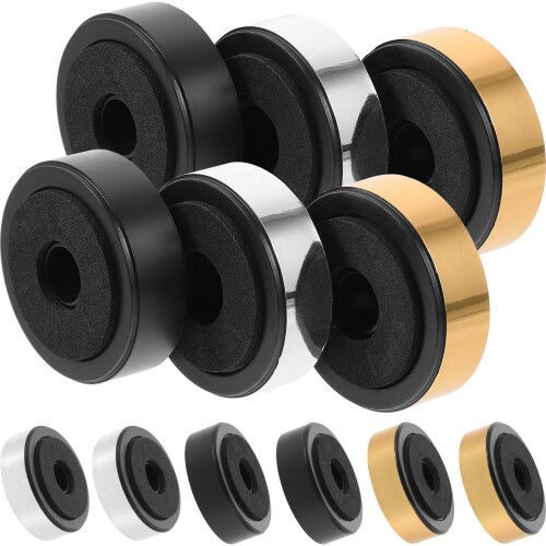 12 unidades pés isolamento para alto- e subwoofer com almofadas