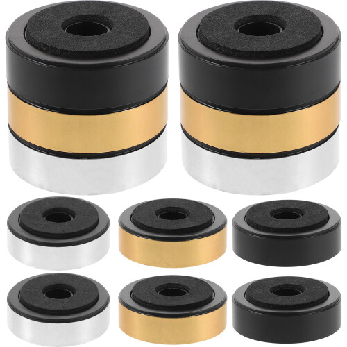 12 unidades pés isolamento para alto- e subwoofer com almofadas 2