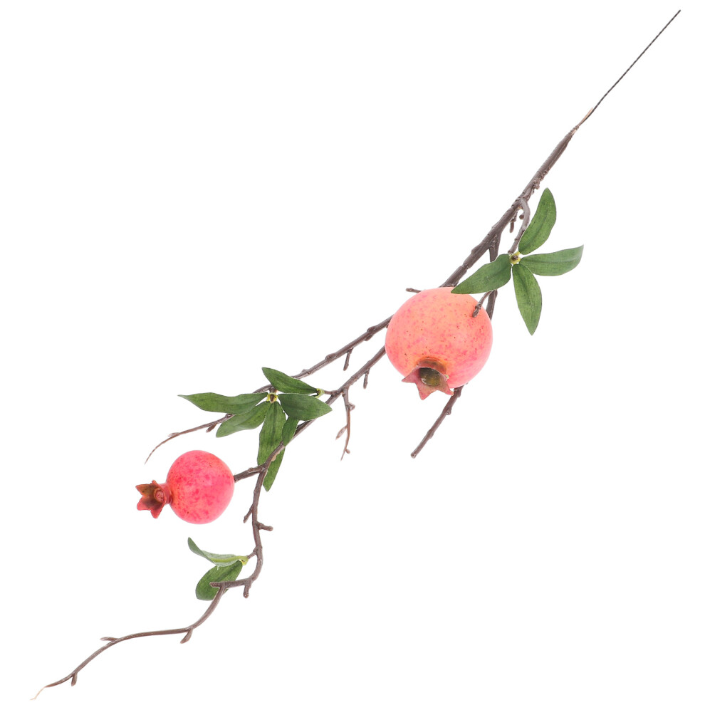 5 Szt. Sztuczna Gałąź Granatu Do Dekoracji śWiąTecznej-image