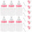 presente mini frasco doces feeder 12 un bebê rosa 4