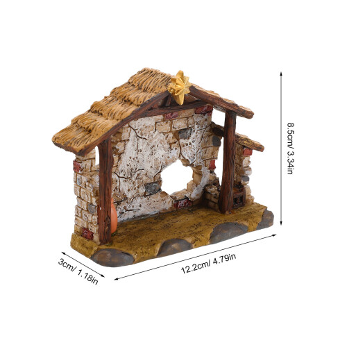 natividade resina 8,5 cm para decoração e presente 1