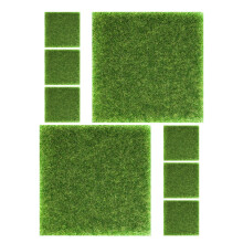 8 unidades grama artificial moss para paisagismo e decoração