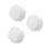 3 bolos falsos de espuma brancos 6 polegadas para decoração 8