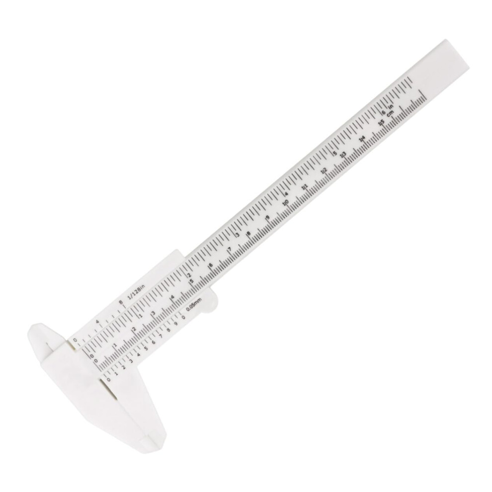 Mini Plastic Caliper Lightweight Portable Measuring Tool With Scale For Internal And External Step Depth Measurements 9393856383085