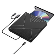 USB3.0 External Optical Drive Type-C Model 05 Dual Line Optical Drive HDMI 1080P Port Notebook DVD Writer