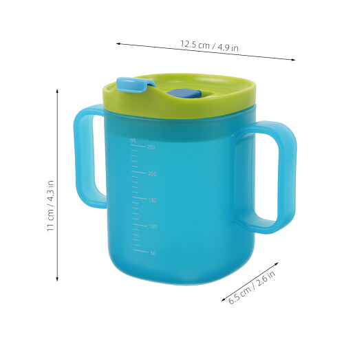 2 unidades de antiderrame 250 ml com e , azul 1