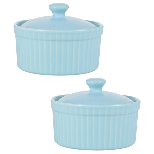 2 Pièces Bol À Pudding En Couvercle Bol À Dessert