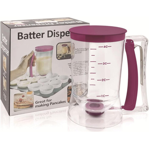 Cupcake Batter Separator, Batter Separator Kitchen Tool For Baking, Easy Grip Dispenser For Waffles And Cupcakes 2