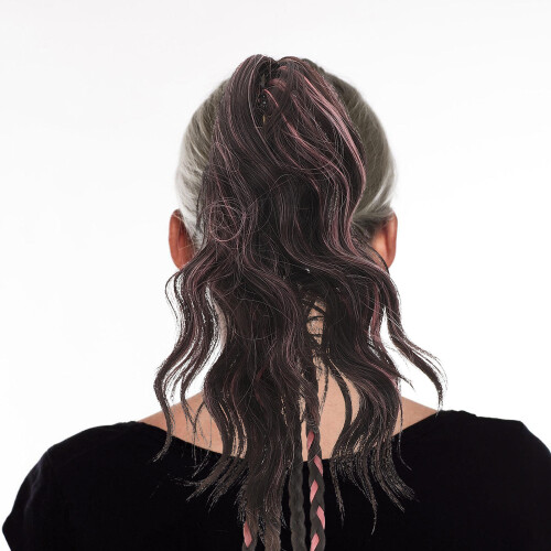 Extension Cavallo Intrecciata Con Clip Per Donne E Ragazze 2